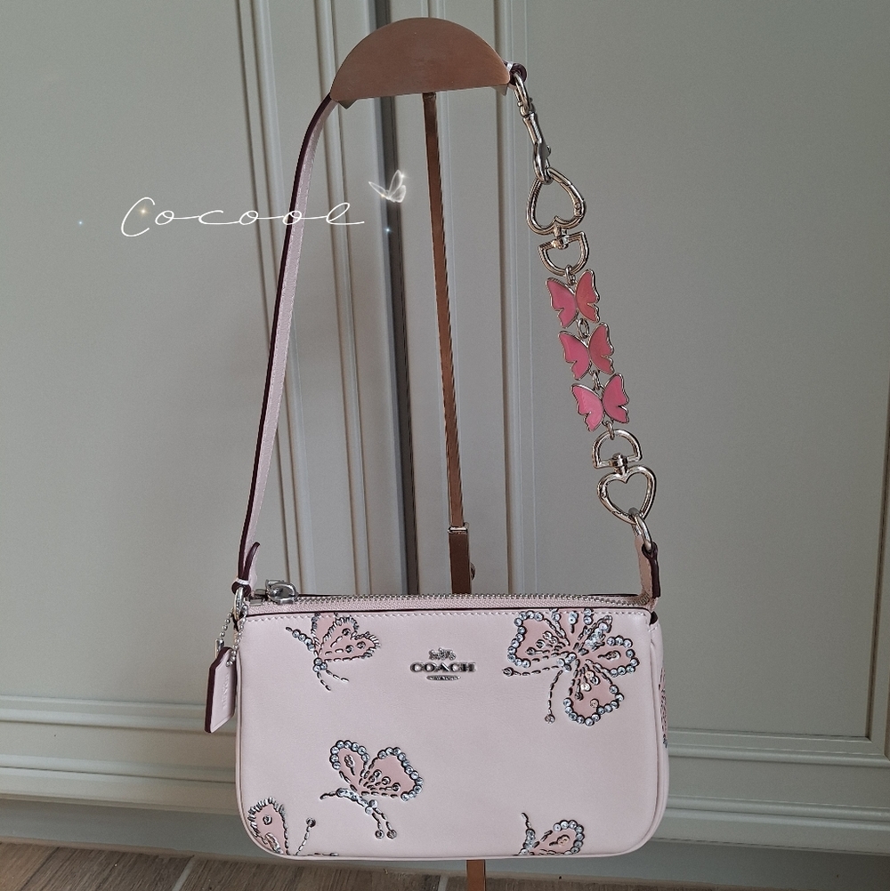 NWT Coach Nolita 19 With Lovely Butterfly Print